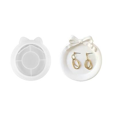Bowknot Shape Jewelry Plate DIY Silicone Mold