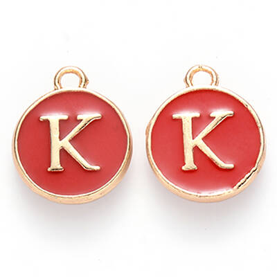 Golden Plated Alloy Enamel Charms