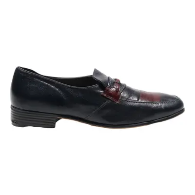 GEBR BUCHHOLZ Loafer Shoes Blue Leather Mens UK 7.5