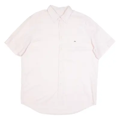 LACOSTE Mens Plain Shirt Pink XL