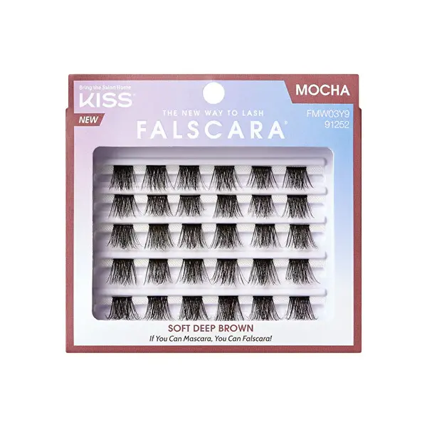 Kiss Falscara Multi Wisps (Mocha) 24 Pezzi