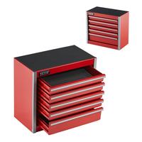 VEVOR Metal Tool Box, 8.6-inch, Portable Metal Tool Box with 5 Drawers, Small Tool Chest with EVA Liners and PP Feet Pads, He...