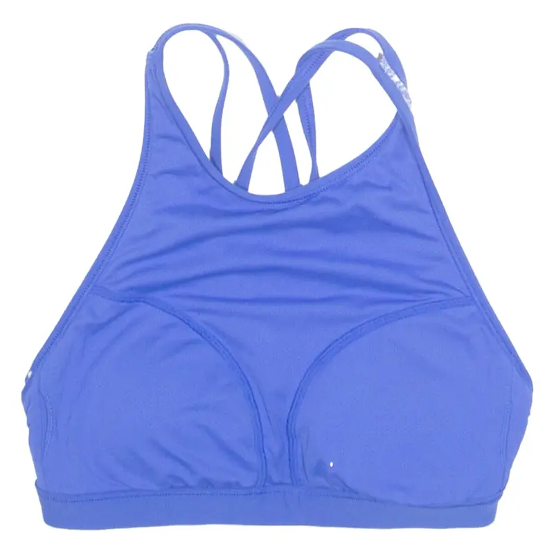 REEBOK Womens Sports Vest Blue Sleeveless XS
