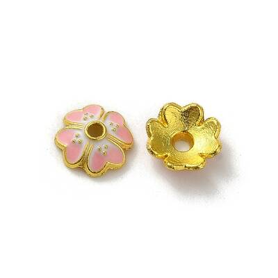Alloy Enamel Beads Caps