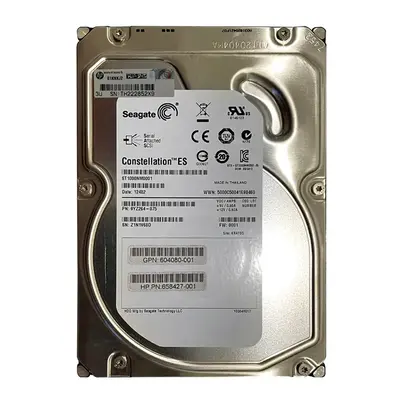 604080-001 HP 1TB 6Gb/s SAS 7200 3.5-Inch Hard Drive