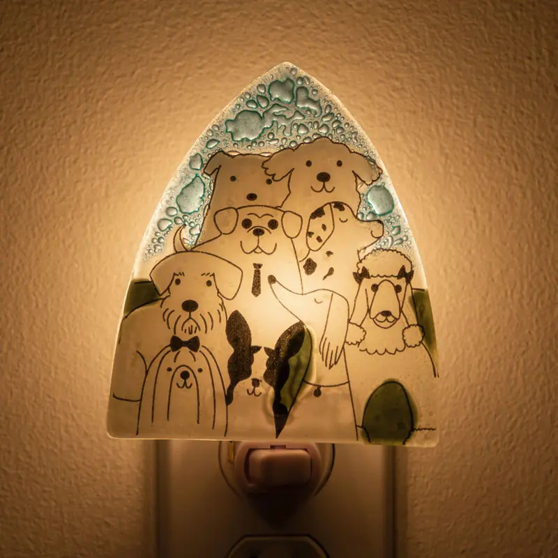 All Over Pets Recycled Glass Nightlight - Cat