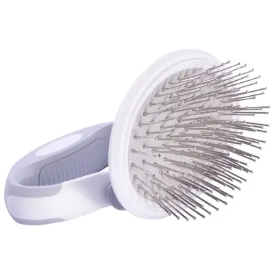 Pet Life® Gyrater Travel Pin Brush