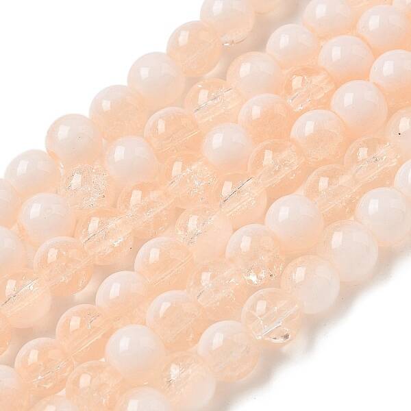 Crackle Glass Beads Strands
