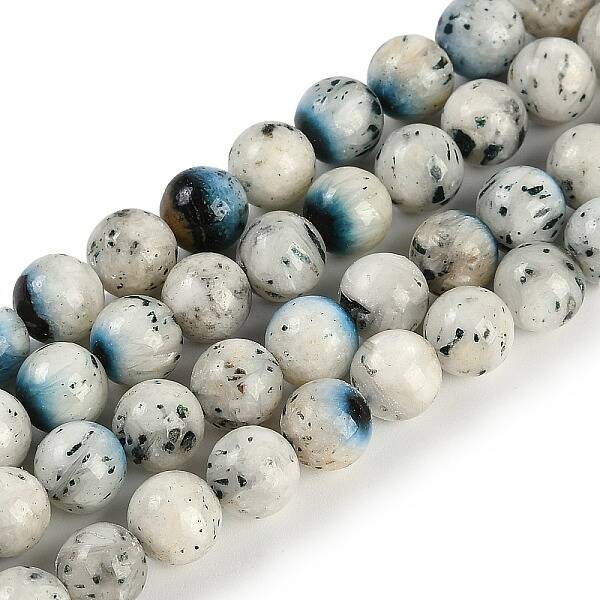 Natural Blue Ice Glacierite Stone Beads Strands