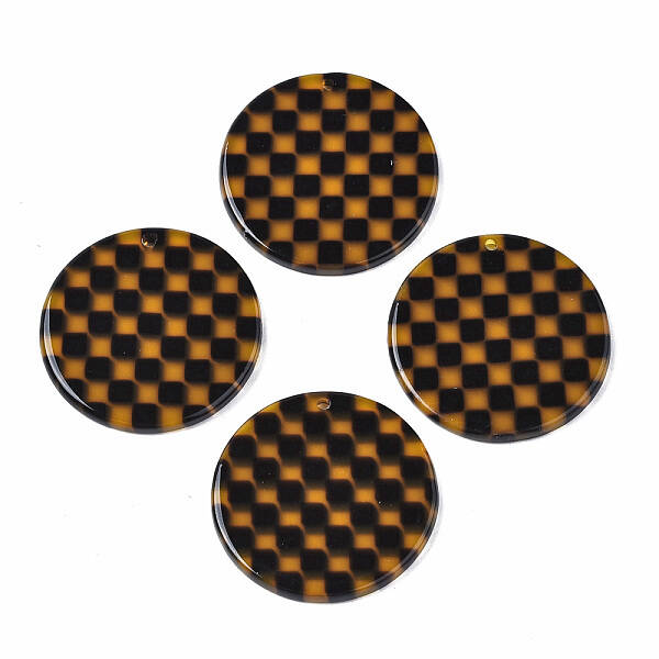 Transparent Cellulose Acetate(Resin) Pendants