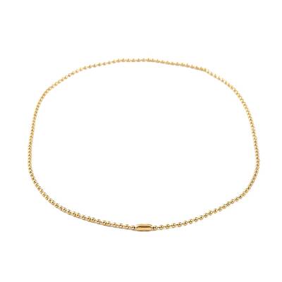 Ion Plating(IP) 304 Stainless Steel Ball Chain Necklaces for Women