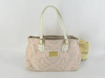 Pre-owned Louis Vuitton PVC Shoulder Bags Cruise Tassienne PM Handbag