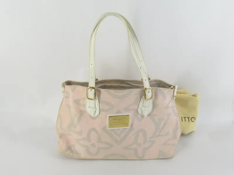 Pre-owned Louis Vuitton PVC Shoulder Bags Cruise Tassienne PM Handbag