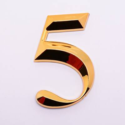 Plastic & PVC Number Sign Labels