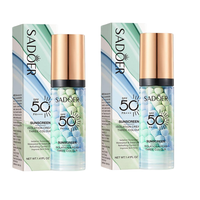 3-in-1 Color Correcting Serum & Primer | SPF 50 PA+++, Moisturizing, Enhancing Glow, Oil Control, cyan, blue & Green Tones fo...