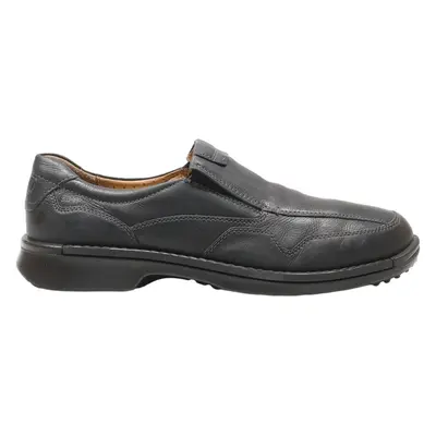 ECCO Pump Shoes Black Leather Mens UK 11