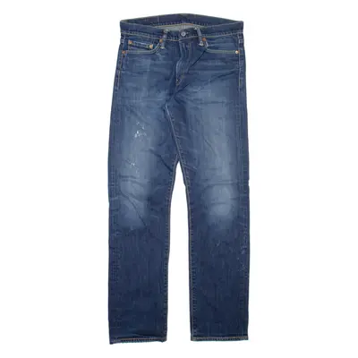LEVI'S 513 Jeans Mens Blue Slim Straight W32 L34