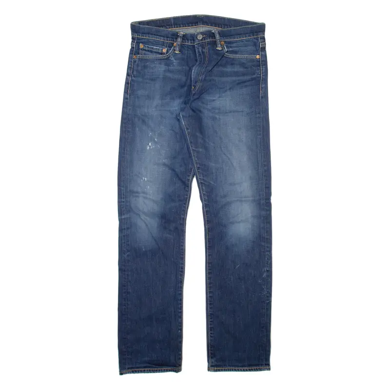 LEVI'S 513 Jeans Mens Blue Slim Straight W32 L34