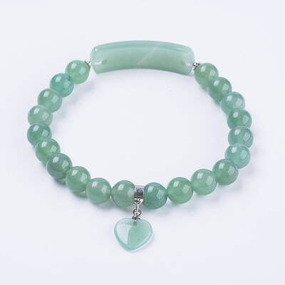 Natural Green Aventurine Stretch Bracelets