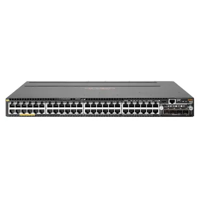 HP JL429A#ABA | Aruba 3810 Series 3810M 48G PoE+ 4SFP+ 1050W 48 x 10/100/1000Base-T RJ-45 PoE+ and 4 x 10GbE SFP+ via Expansi...