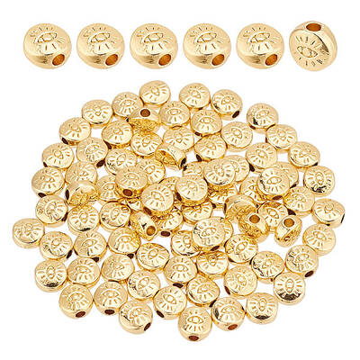 80Pcs Alloy Beads