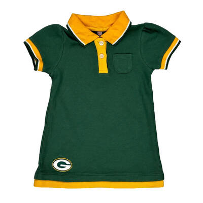 Age 2 Green Bay Packers N.F.L. Team Apparel Nfl Polo Shirt - XS Green Cotton Blend | Size: x-small