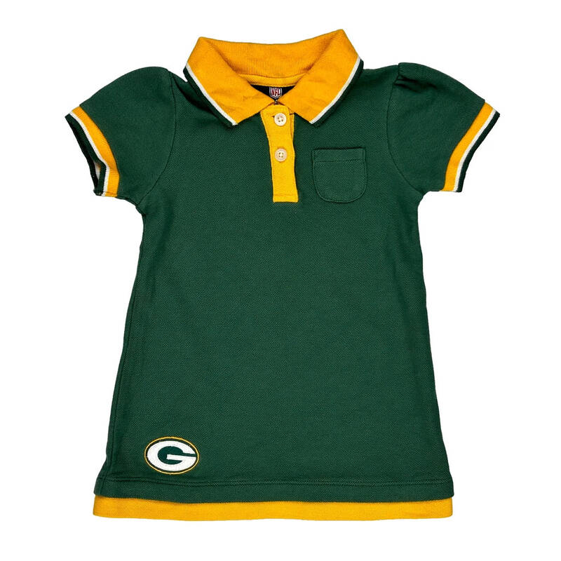Age 2 Green Bay Packers N.F.L. Team Apparel Nfl Polo Shirt - XS Green Cotton Blend | Size: x-small