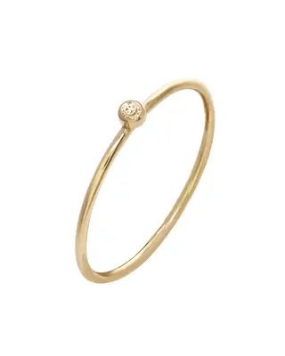 Dia White Ring | Size: 6