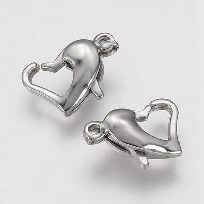 Tarnish Resistant 304 Stainless Steel Lobster Claw Clasps