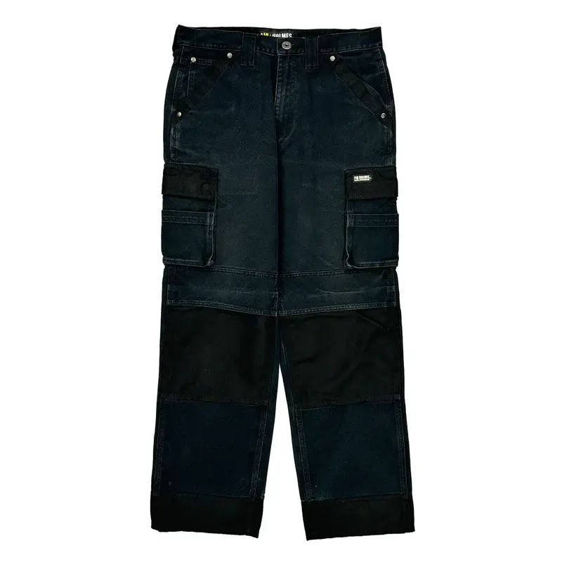 Workwear Holmes Workwear Cargo Trousers - 32? Waist Black Cotton
