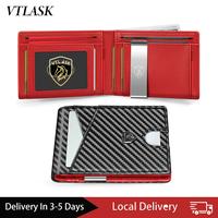 VTLASK Men's Slim Wallet with RFlD Blocking Father's Day gift preferred Fathersdaygift Leather