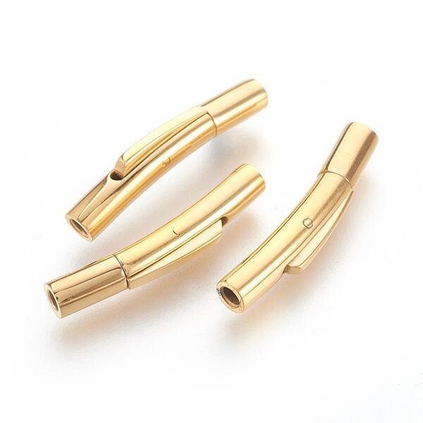 Smooth 304 Stainless Steel Bayonet Clasps