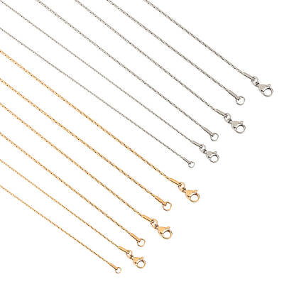 304 Stainless Steel Boston Link Chain Necklace