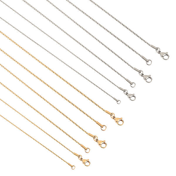 304 Stainless Steel Boston Link Chain Necklace