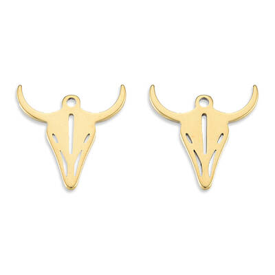 Ion Plating(IP) 201 Stainless Steel Charms