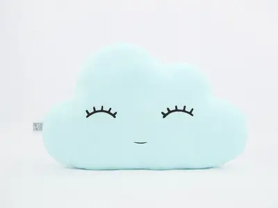 Blue Mint Cloud Pillow