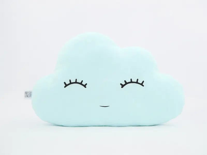 Blue Mint Cloud Pillow