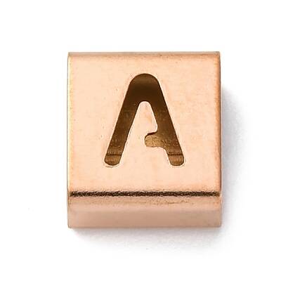 Ion Plating(IP) 304 Stainless Steel Square Slide Charms