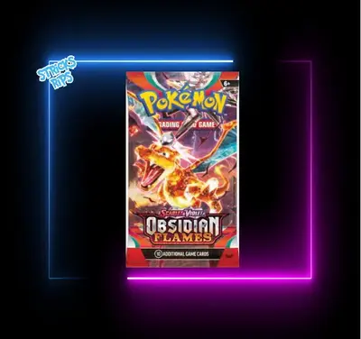 Pokémon TCG Scarlet and Violet Obsidian Flames Booster