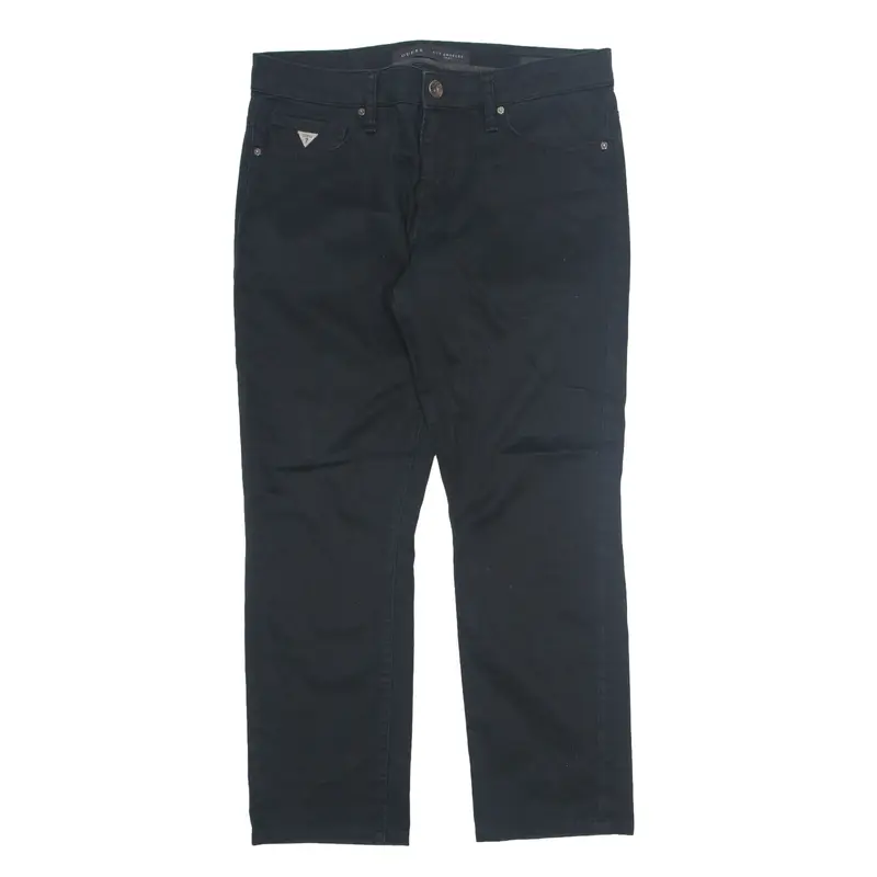GUESS Trousers Black Regular Skinny Mens W33 L28