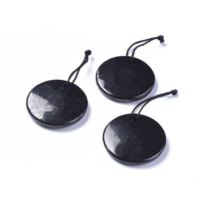 Natural Shungite Pendants