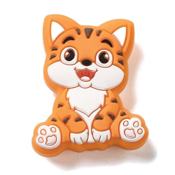 Cat Silicone Focal Beads