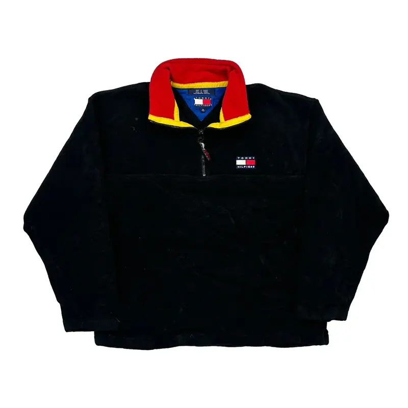 Tommy Hilfiger Fleece Jacket - Medium Navy Polyester