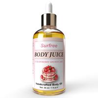 Strawberry Skin Oil - A handmade glowing skin oil that smells fresh and is designed with a dropper to moisturize at home and ...