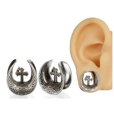 Brass Ear Gauges Flesh Tunnels Plugs