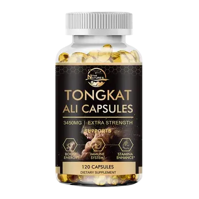 Tongkat Ali 3450 mg - Longjack Tongkat Ali for Men - Support for Men's Health and Vitality - Vegan, Non-GMO, Lab Verified - 6...