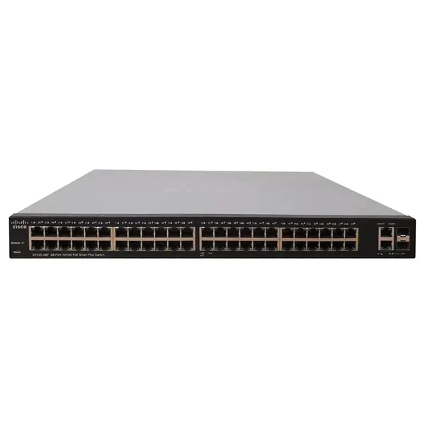 SF220-48P-K9-CN Cisco SM SF220 48x PoE+ 2x GBE Port 2x SFP Port Switch