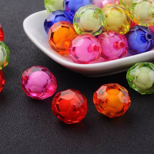 Transparent Acrylic Beads