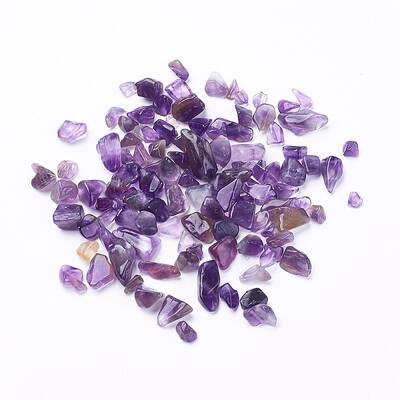 Natural Amethyst Chip Beads