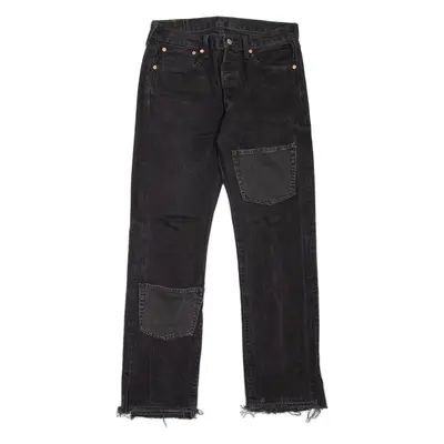 LEVI'S 501 Jeans Customised Mens Blue Regular Straight W33 L32